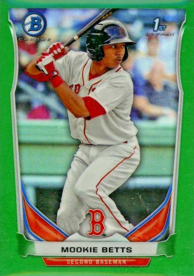 2014 Bowman Prospects  Mookie Betts #BCP109 Baseball Card