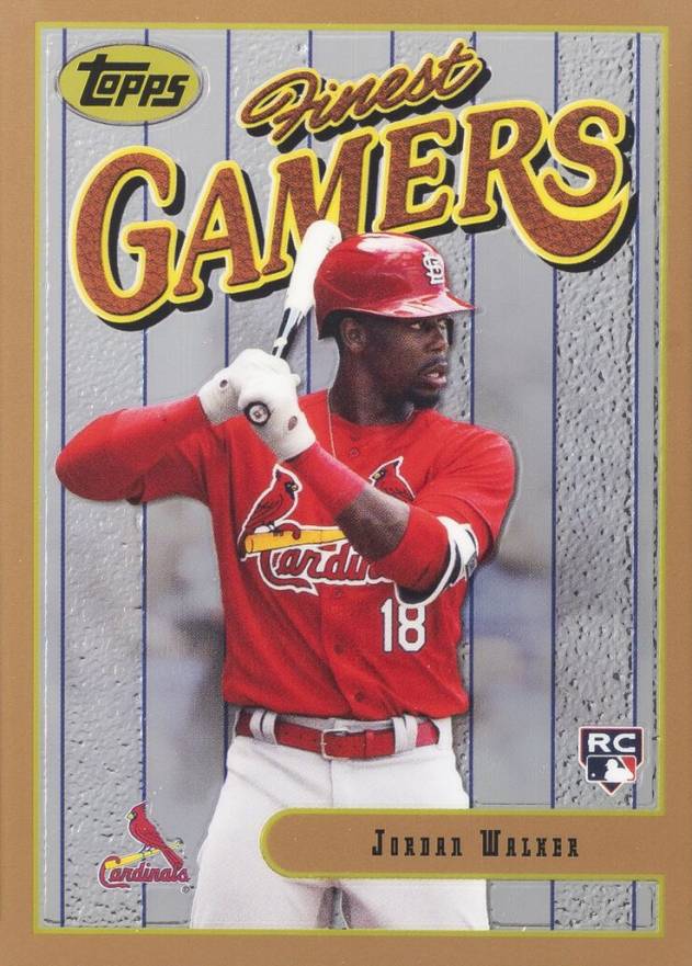 2023 Topps Finest Flashbacks Jordan Walker #84 Baseball Card