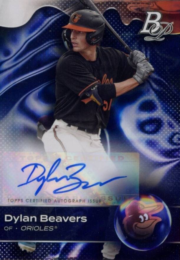 2023 Bowman Platinum Top Prospects Dylan Beavers #TOP82 Baseball Card