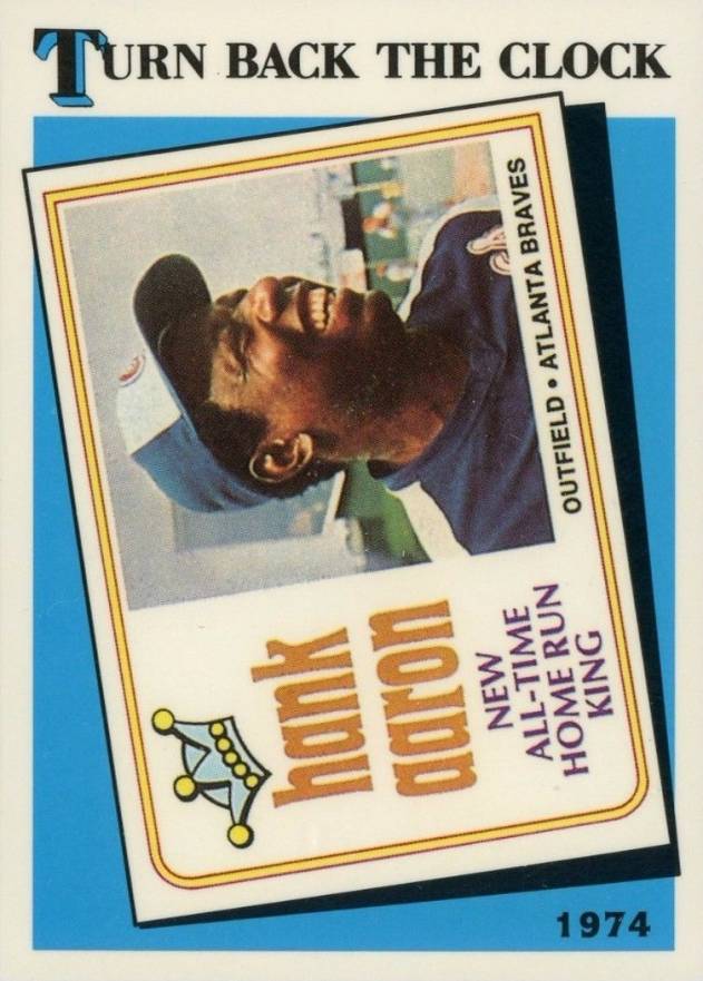 1989 Topps Tiffany Hank Aaron #663 Baseball Card