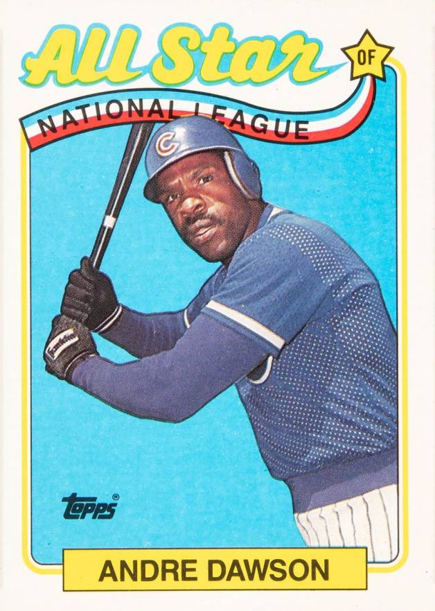 1989 Topps Andre Dawson #391 Baseball Card