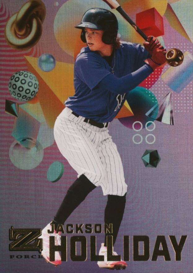 2022 Skybox Metal Universe Champions Z-Force Jackson Holliday #Z21 Baseball Card