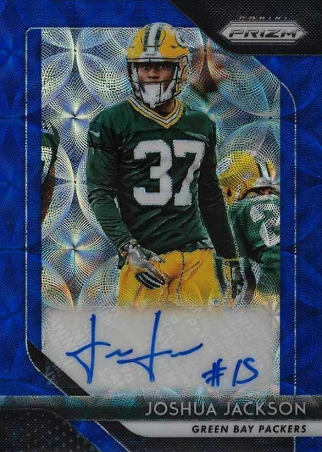 2018 Panini Prizm Rookie Autographs Joshua Jackson #JJ Football Card