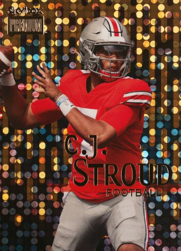 2022 Skybox Metal Universe Champions Skybox Premium CJ Stroud #S22 Football Card