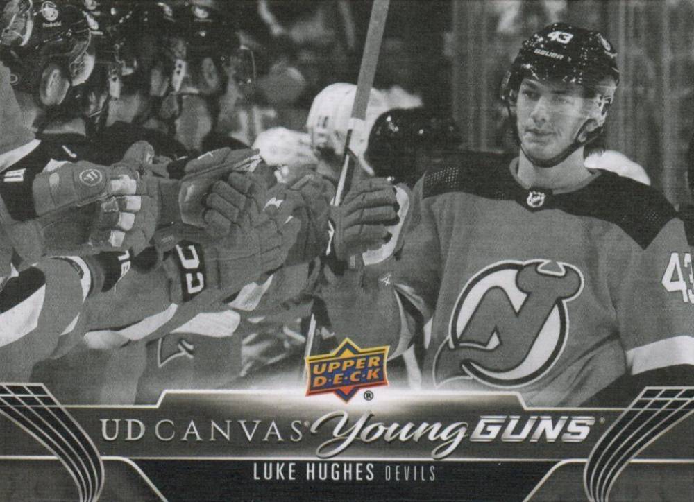 2023 Upper Deck Canvas Luke Hughes #C213 Hockey Card