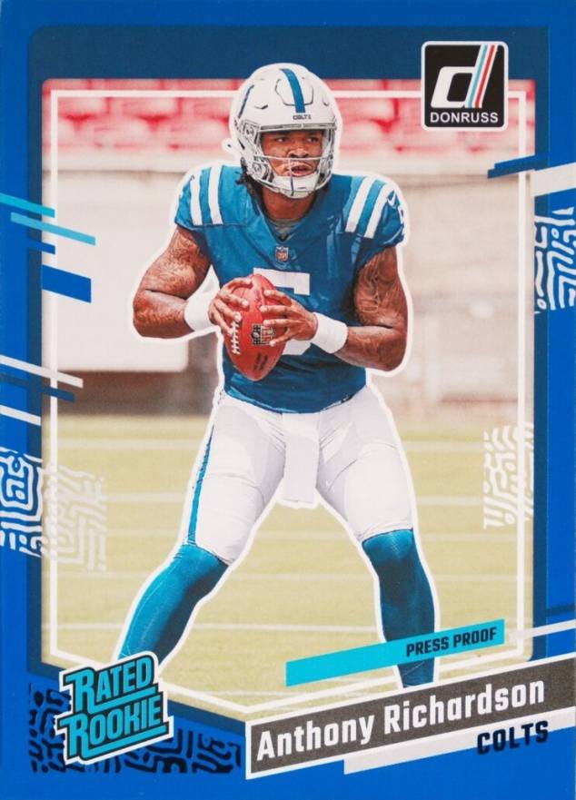 2023 Panini Donruss Anthony Richardson #343 Football Card