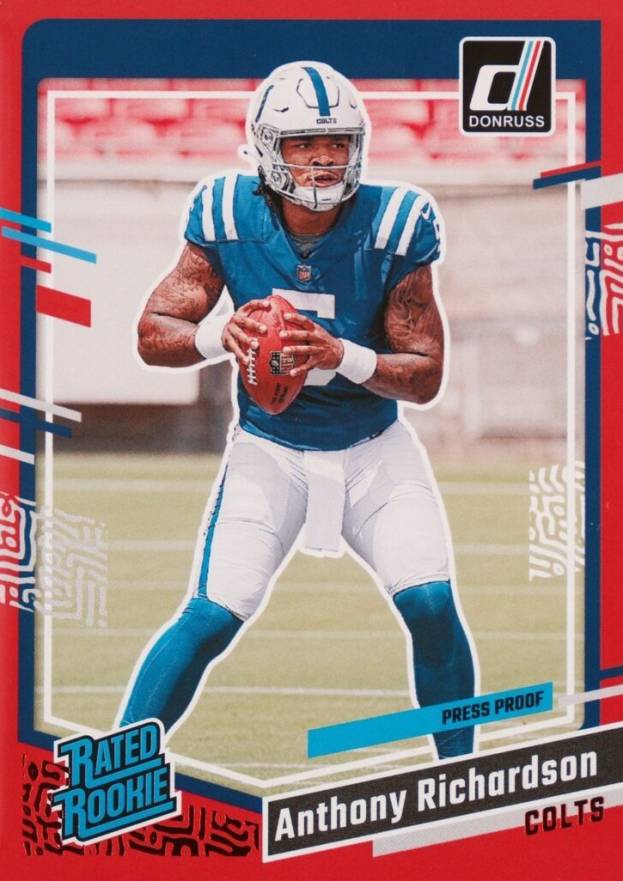 2023 Panini Donruss Anthony Richardson #343 Football Card