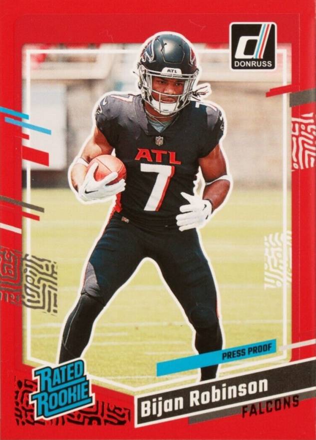 2023 Panini Donruss Bijan Robinson #305 Football Card