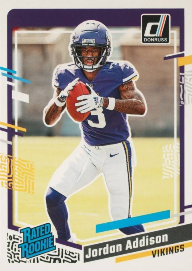 2023 Panini Donruss Jordan Addison #368 Football Card