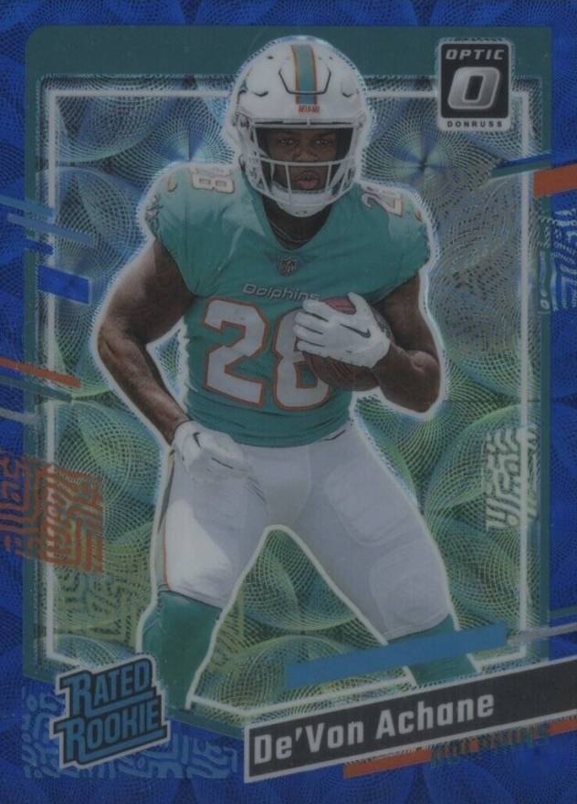 2023 Panini Donruss De'Von Achane #365 Football Card