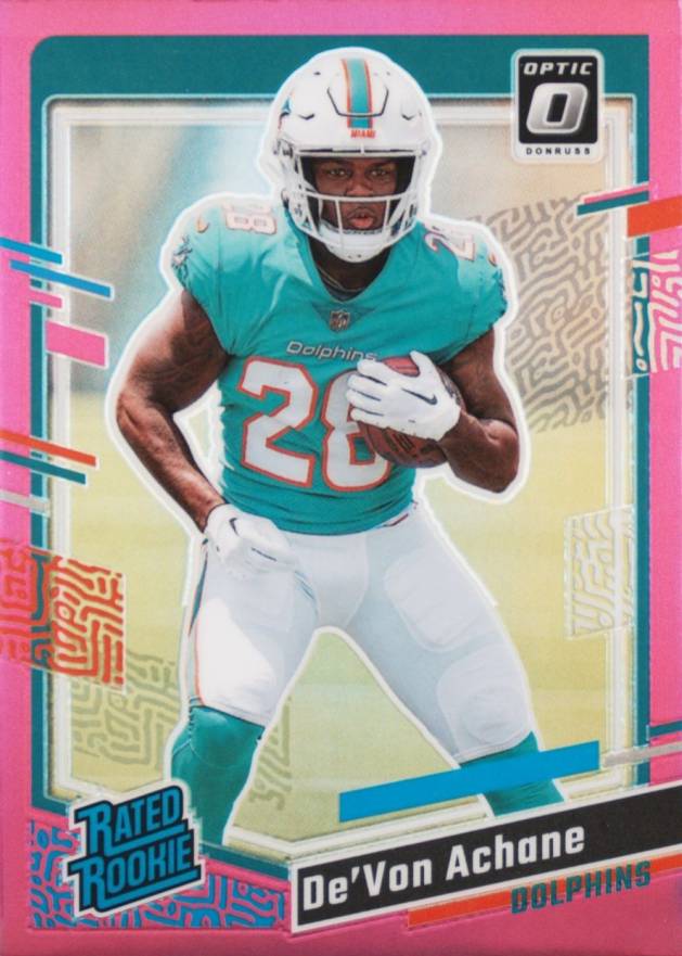 2023 Panini Donruss De'Von Achane #365 Football Card