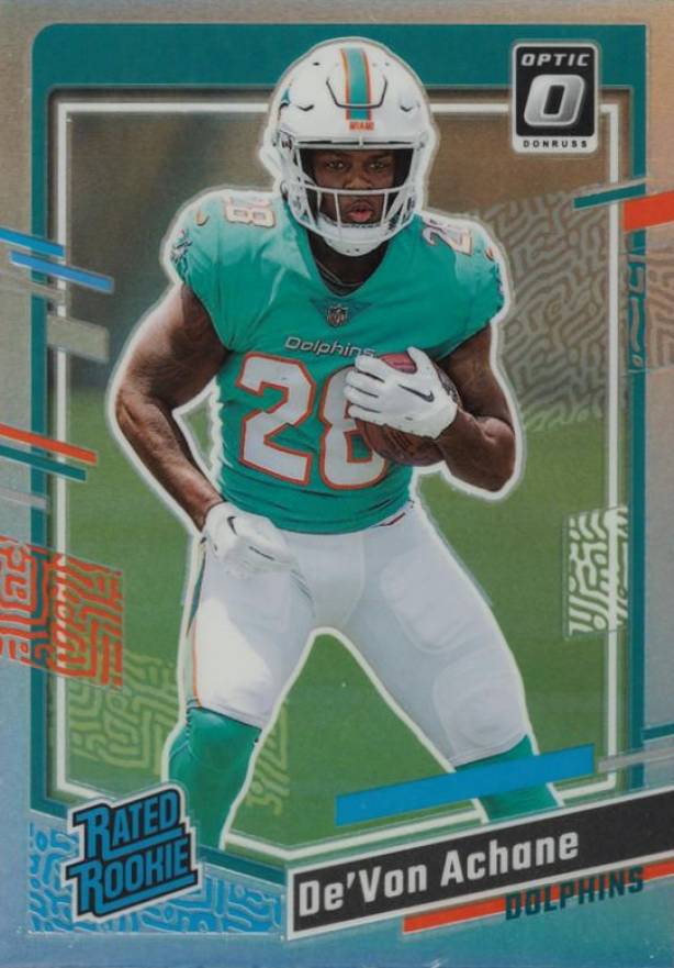 2023 Panini Donruss De'Von Achane #365 Football Card