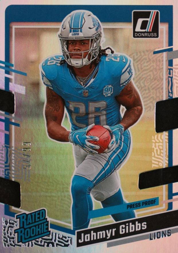 2023 Panini Donruss Jahmyr Gibbs #331 Football Card