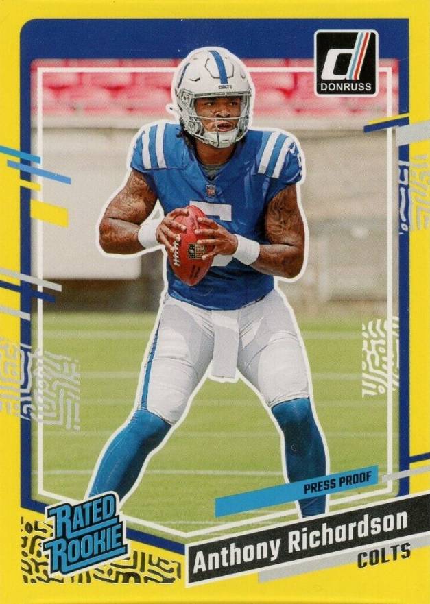 2023 Panini Donruss Anthony Richardson #343 Football Card