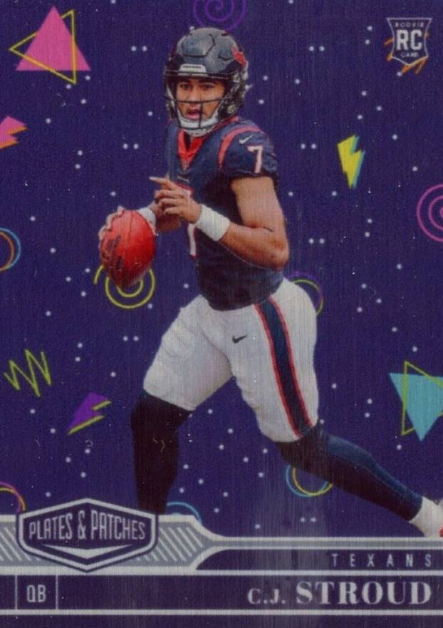 2023 Panini Plates & Patches Metal CJ Stroud #163 Football Card