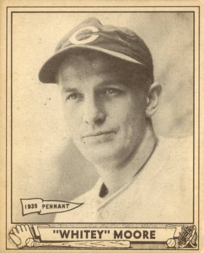 1940 Play Ball "Whitey" Moore #150 Baseball Card