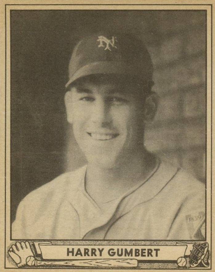 1940 Play Ball Harry Gumbert #86 Baseball Card