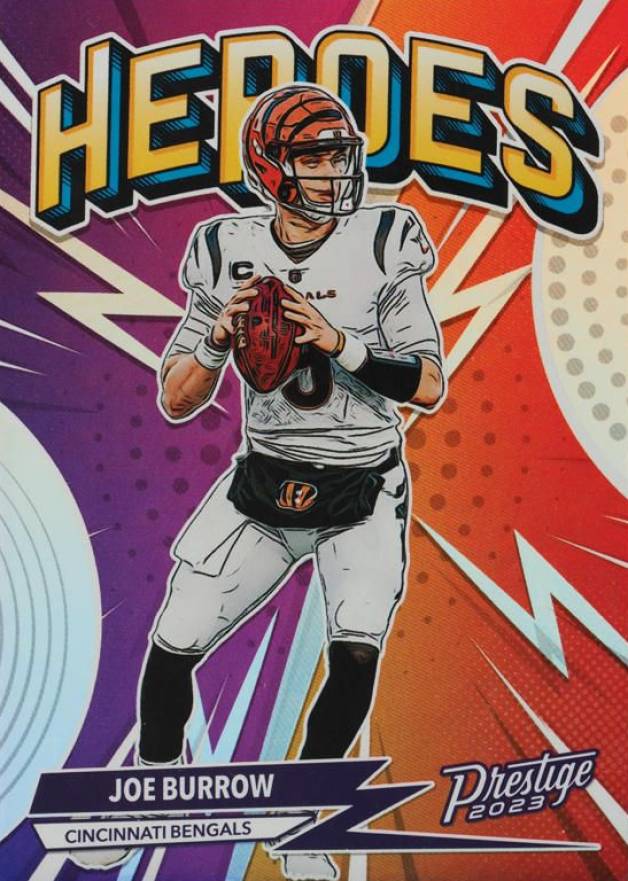 2023 Panini Prestige Heroes Joe Burrow #H6 Football Card