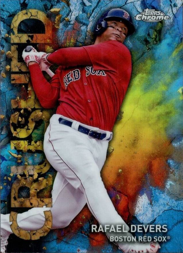 2023 Topps Chrome Update Crushed Rafael Devers #C11 Baseball Card