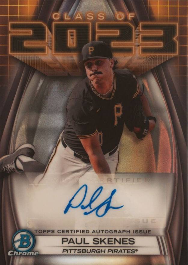 2023 Bowman Draft Class of 2023 Autograph Paul Skenes #23APS Baseball Card