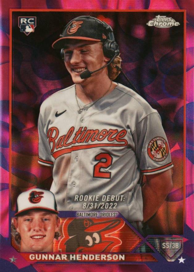 2023 Topps Chrome Update Gunnar Henderson #USC208 Baseball Card