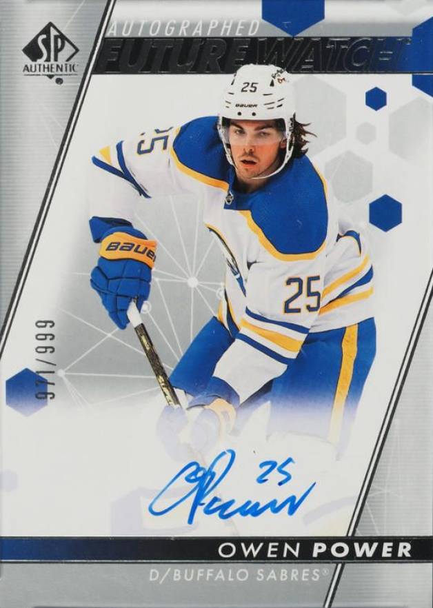 2022 SP Authentic Owen Power #102 Hockey Card