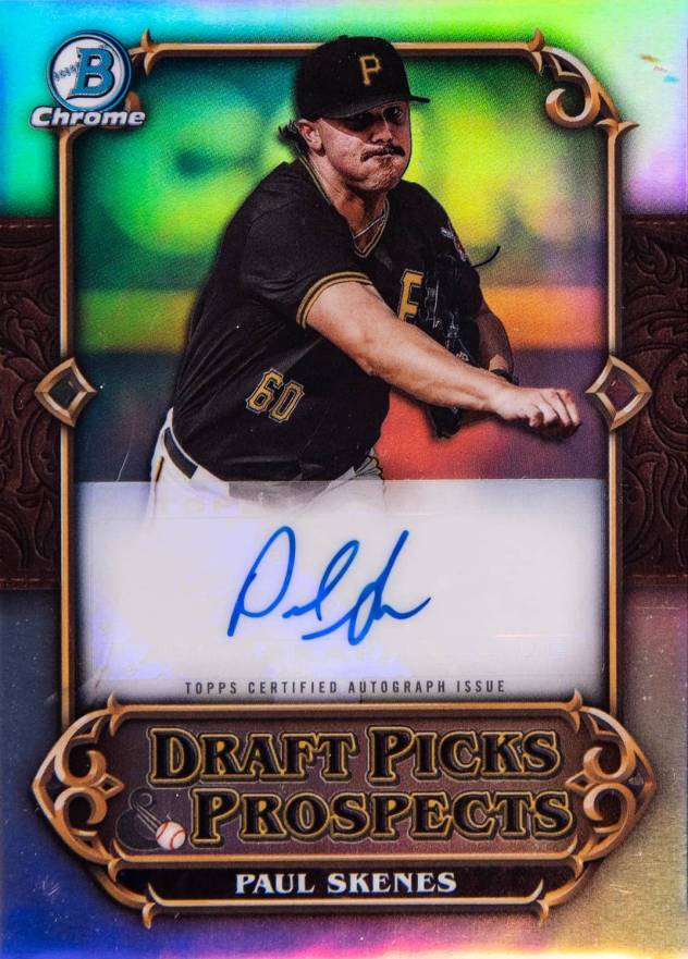 2023 Bowman Draft Draft Picks & Prospects Autograph Paul Skenes #DPPAPS Baseball Card