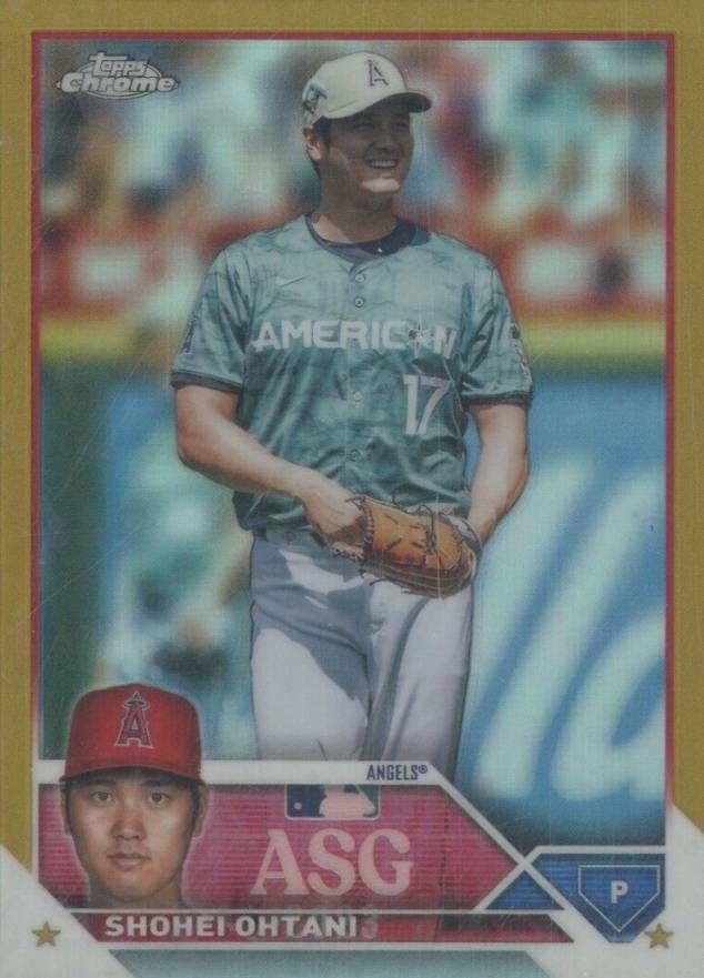 2023 Topps Chrome Update 2023 All-Star Game Shohei Ohtani #31 Baseball Card