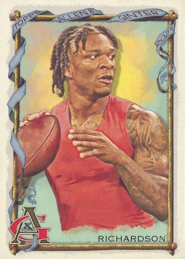 2023 Topps Allen & Ginter Anthony Richardson #107 Football Card