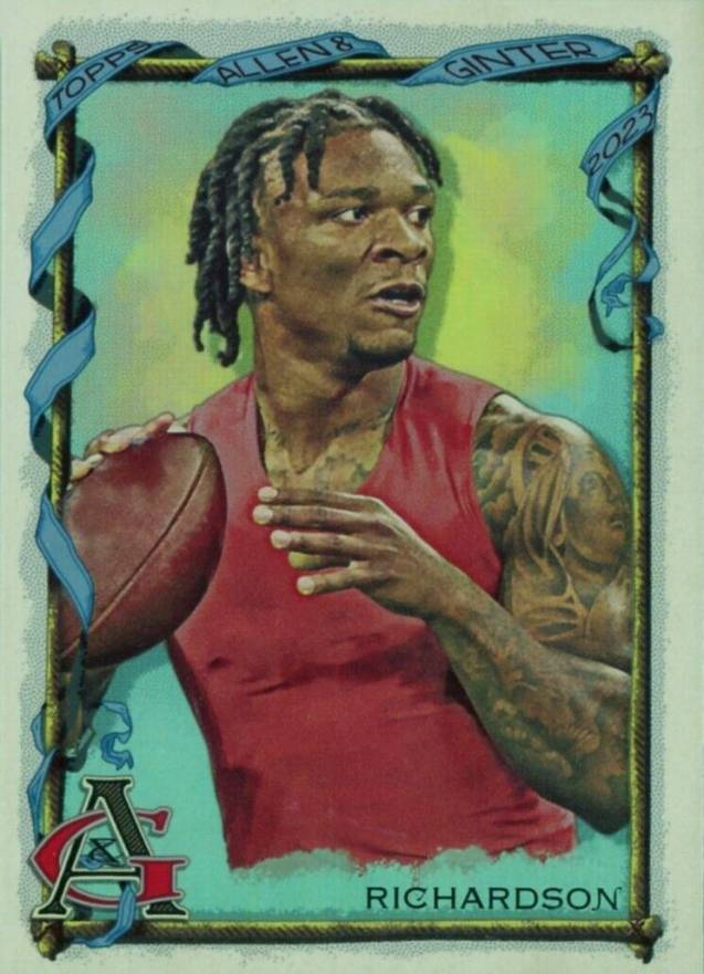 2023 Topps Allen & Ginter Anthony Richardson #107 Football Card