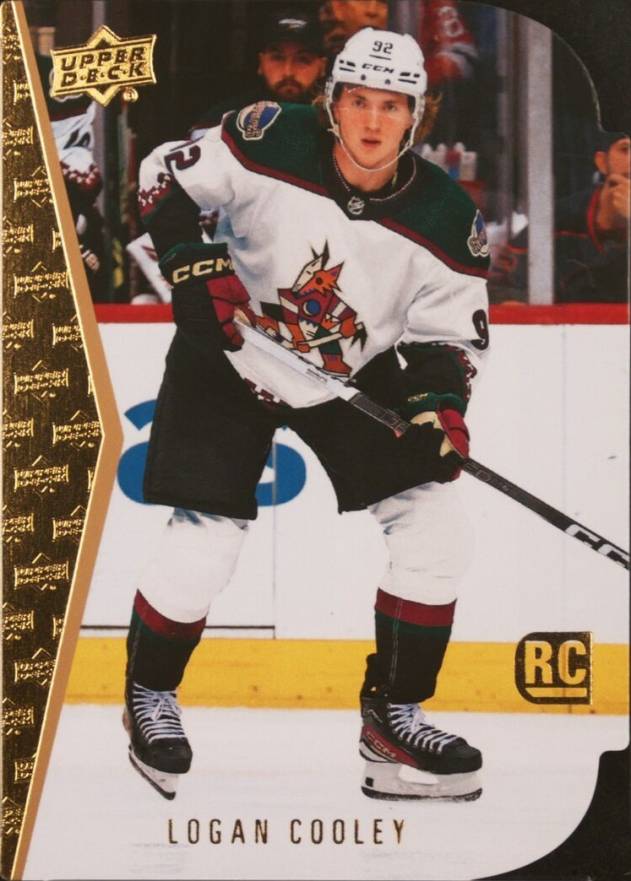 2023 Upper Deck 1994-95 Rookie Die-Cuts Logan Cooley #RDT18 Hockey Card