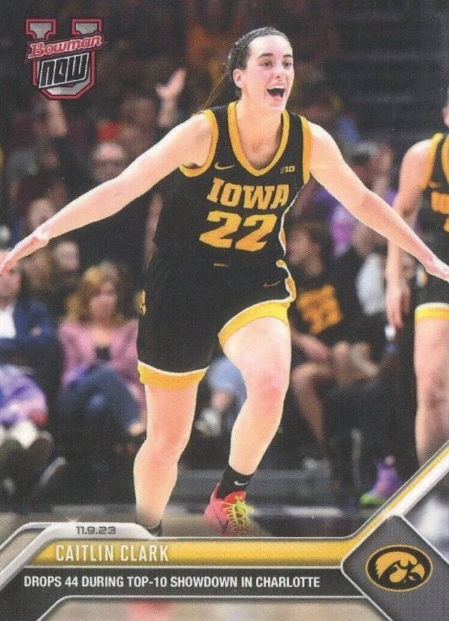 2023 Bowman U Now Caitlin Clark #2 Basketball Card