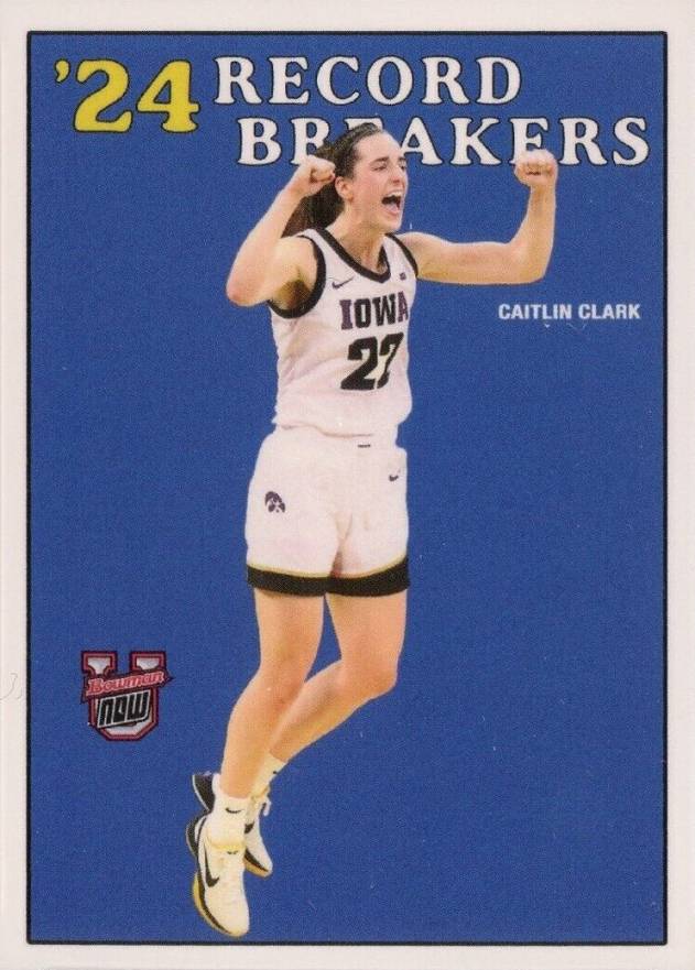 2023 Bowman U Now Caitlin Clark #61SSP Basketball Card