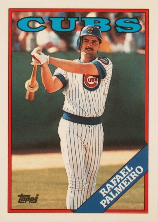 1988 Topps Tiffany Rafael Palmeiro #186 Baseball Card