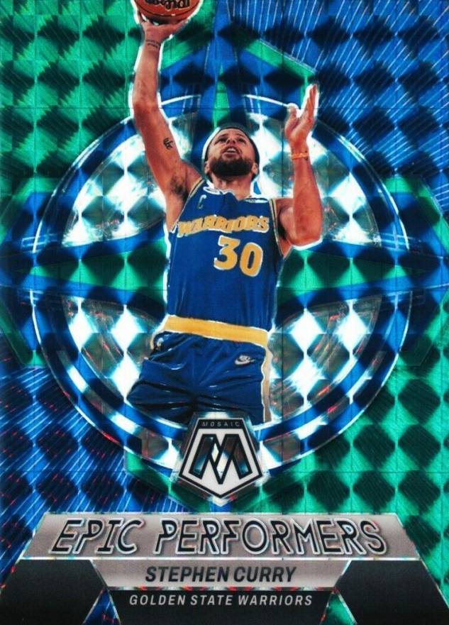 2022 Panini Mosaic Epic Performers Stephen Curry #1 Basketball Card