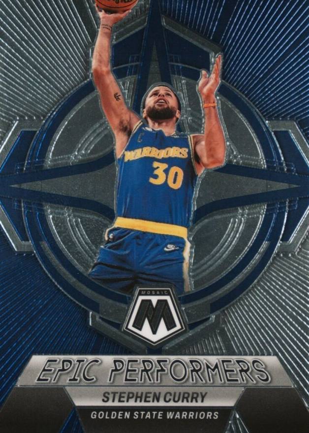 2022 Panini Mosaic Epic Performers Stephen Curry #1 Basketball Card