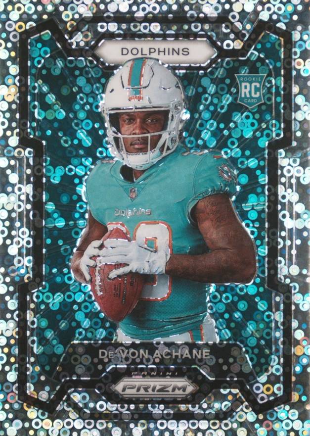 2023 Panini Prizm De'Von Achane #306 Football Card