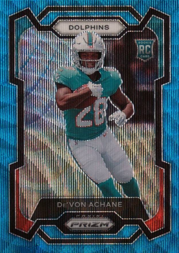 2023 Panini Prizm De'Von Achane #365 Football Card