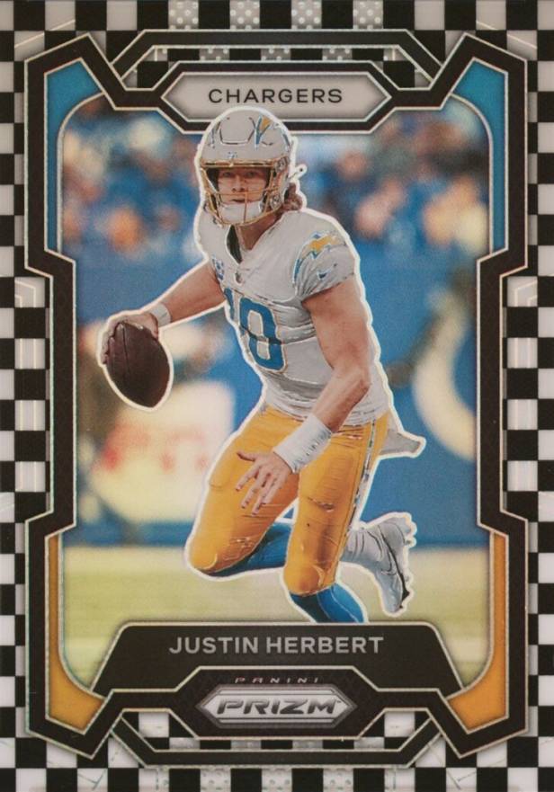 2023 Panini Prizm Justin Herbert #158 Football Card