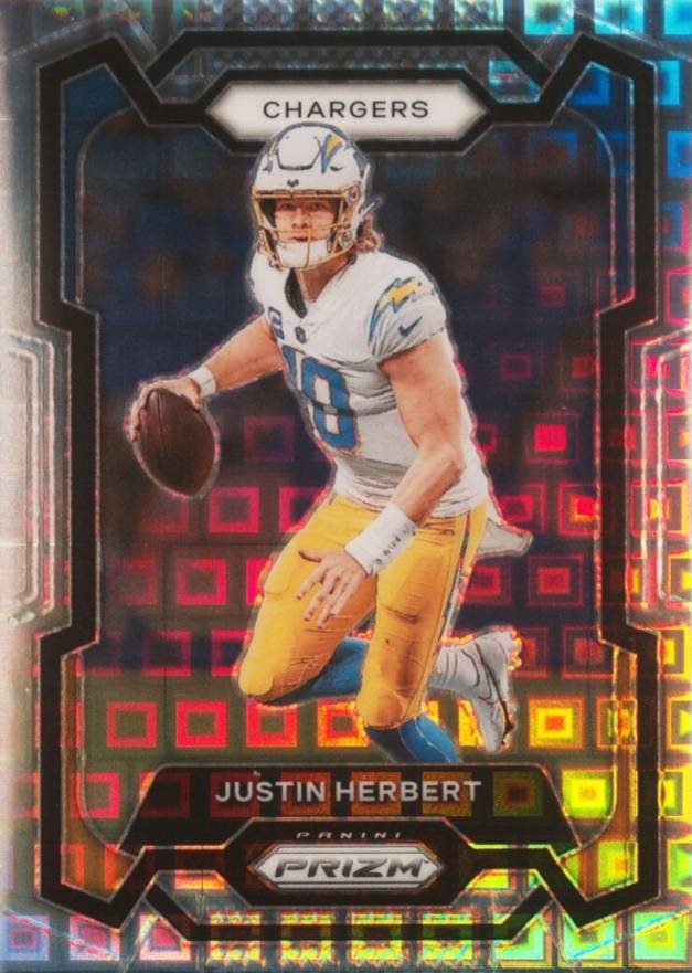 2023 Panini Prizm Justin Herbert #158 Football Card