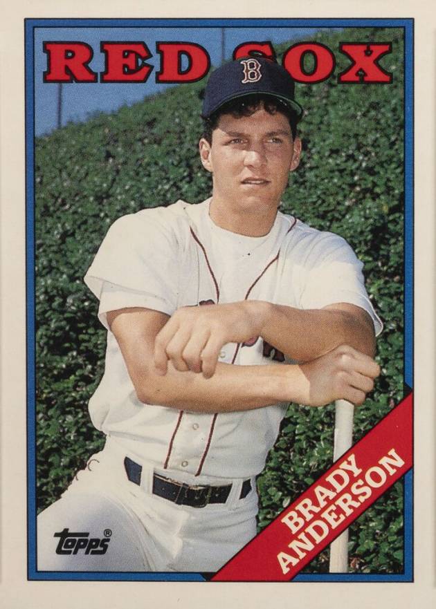 1988 Topps Tiffany Traded Brady Anderson #5T Baseball Card