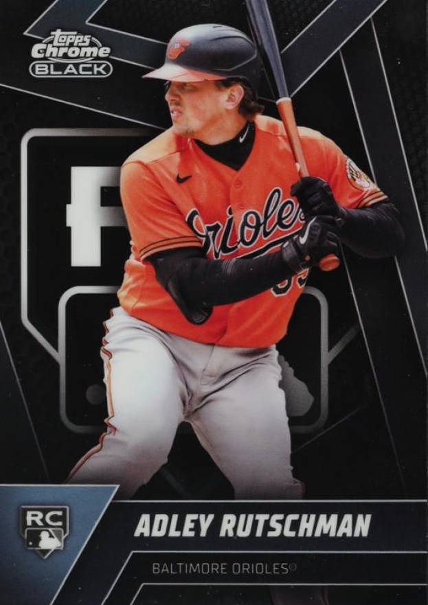 2023 Topps Chrome Black Adley Rutschman #50 Baseball Card