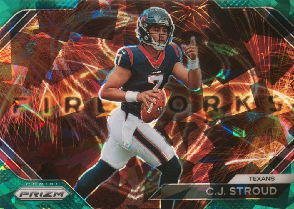 2023 Panini Prizm Fireworks CJ Stroud #F10 Football Card