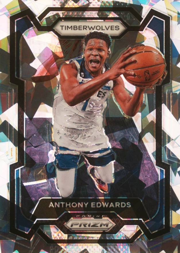 2023 Panini Prizm Anthony Edwards #108 Basketball Card