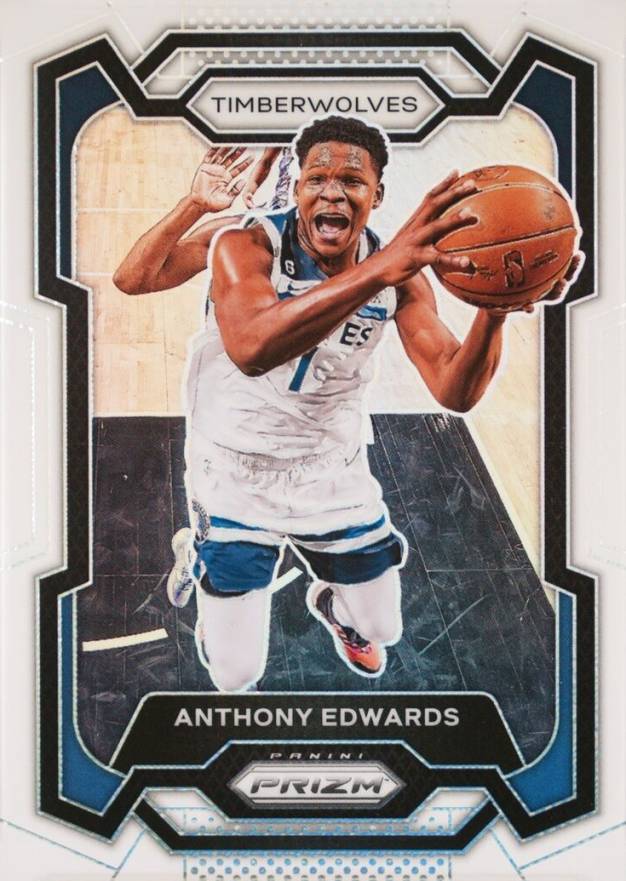 2023 Panini Prizm Anthony Edwards #108 Basketball Card