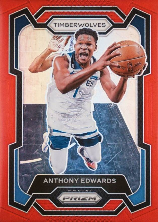 2023 Panini Prizm Anthony Edwards #108 Basketball Card