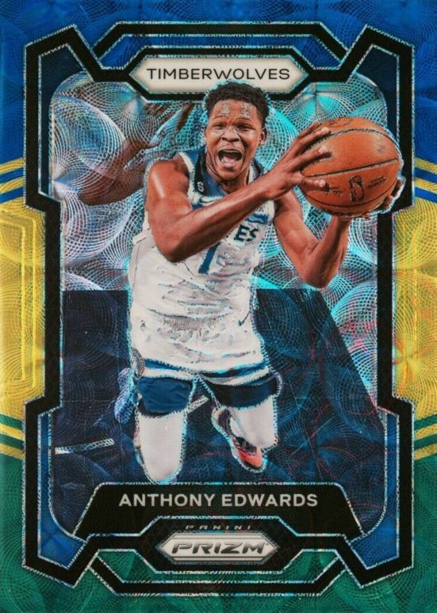 2023 Panini Prizm Anthony Edwards #108 Basketball Card