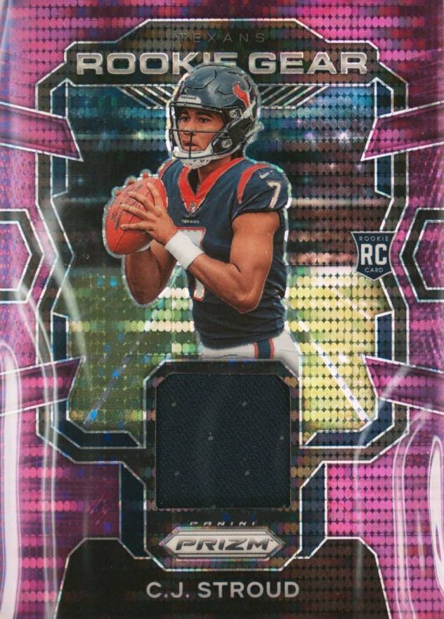 2023 Panini Prizm Rookie Gear CJ Stroud #RGCJS Football Card