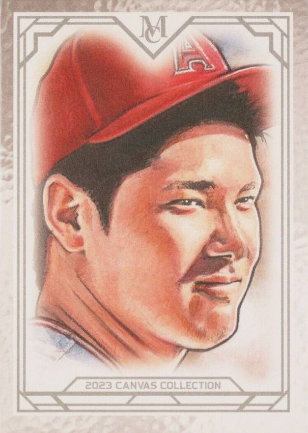 2023 Topps Museum Collection Canvas Collection Reprints Shohei Ohtani #CCR14 Baseball Card