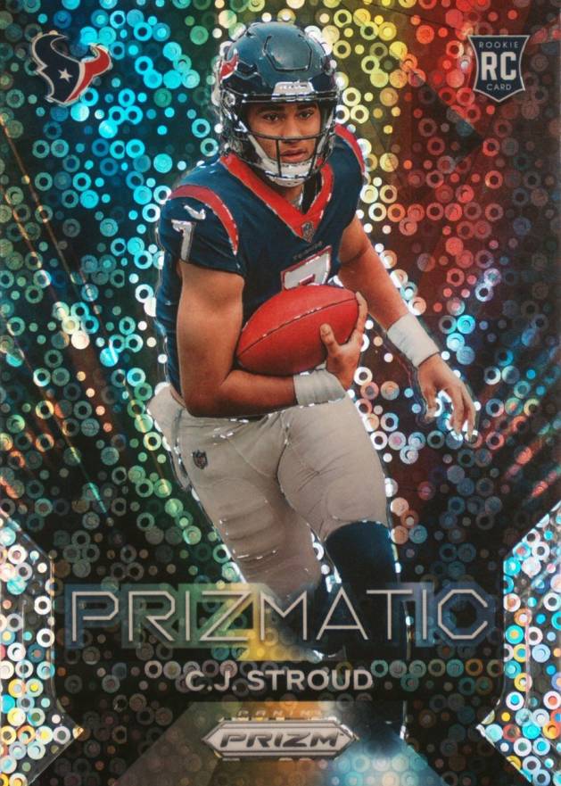 2023 Panini Prizm Prizmatic CJ Stroud #6 Football Card